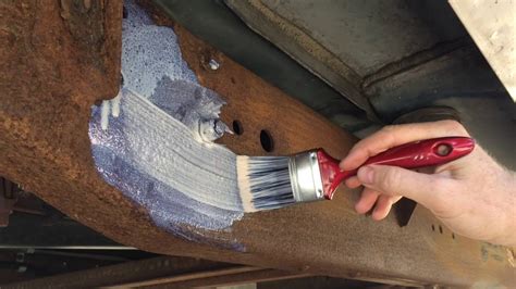 how to repaint a metal box|how to paint rusted metal.